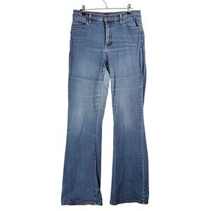 NYDJ Style 700 Premium‎ Denim Bootcut Jeans Womens Size 10 Blue Cotton Blend